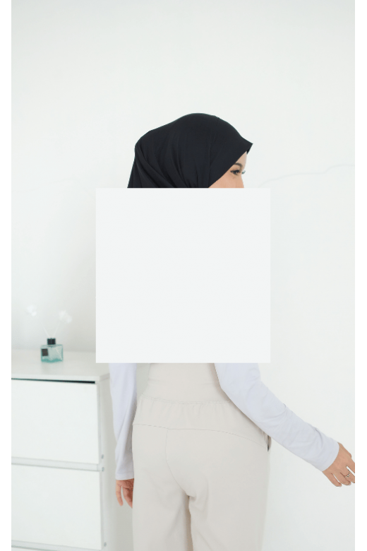 Maisa Hijab Sporty Black